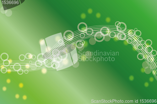 Image of Green abstract background