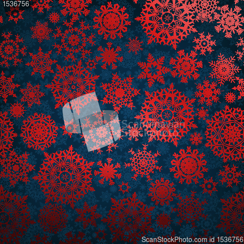 Image of Christmas pattern snowflake background. EPS