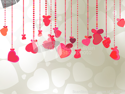 Image of Elegant Valentine's or wedding illustration. EPS 8