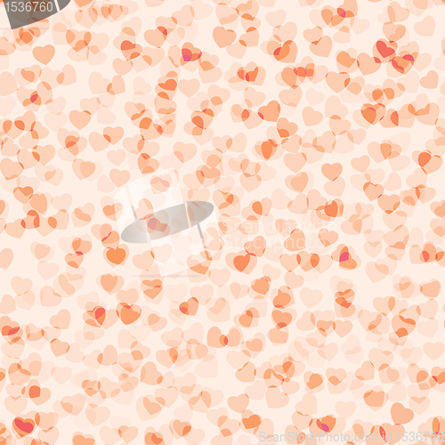 Image of Valentine hearts pattern background. EPS 8