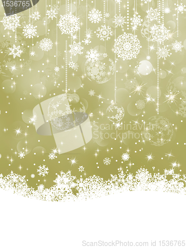 Image of Elegant Christmas background. EPS 8