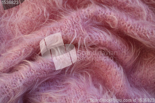 Image of Pink wool background