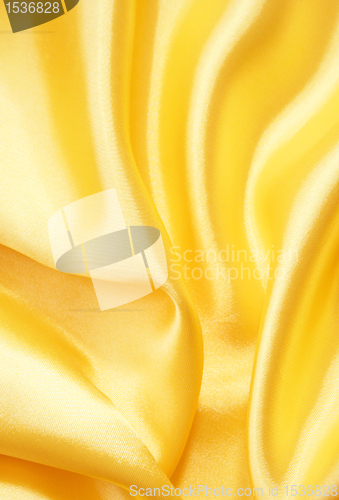 Image of Smooth elegant golden silk