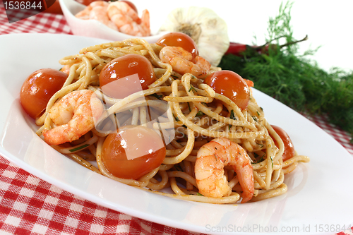 Image of Spaghetti with shrimp