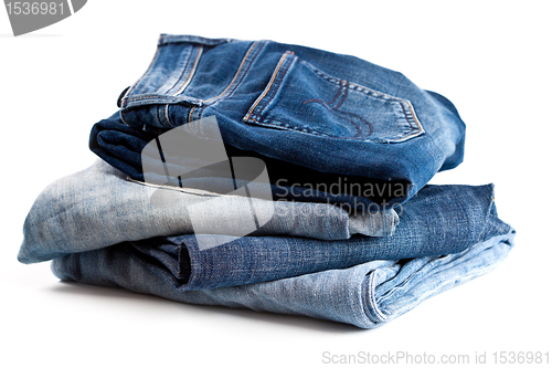 Image of four various jeans