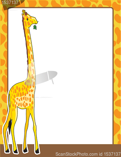 Image of Giraffe Border