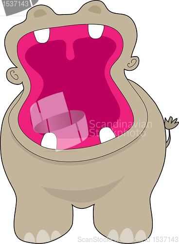 Image of Hippo Big Mouth