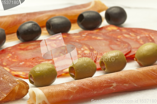 Image of Chorizo sausage of Spain