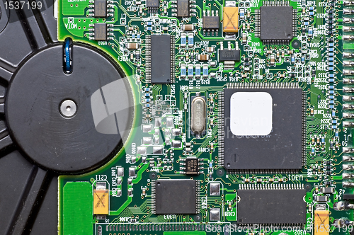 Image of computer hard disk