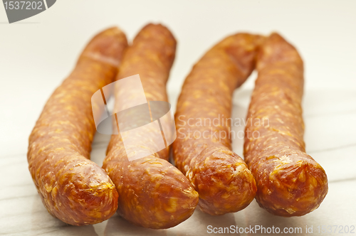 Image of smoked sausage of the Black Forest