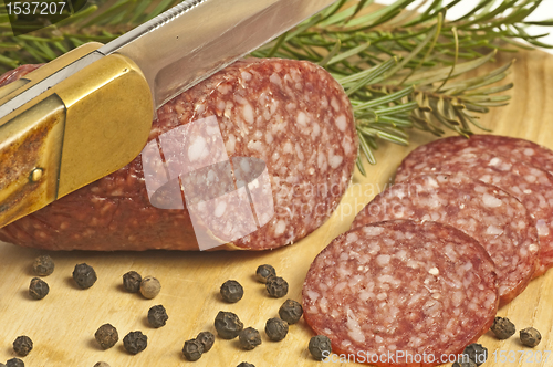 Image of salami of deer
