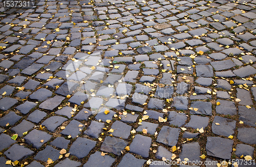 Image of Cobble-stone road