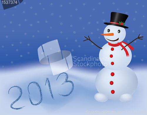 Image of new year 2013 background