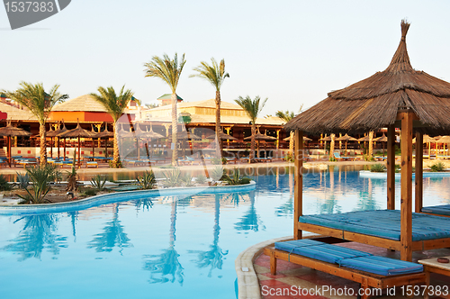 Image of Egyptian Hotel resort background