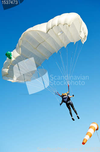 Image of Parachute jumper