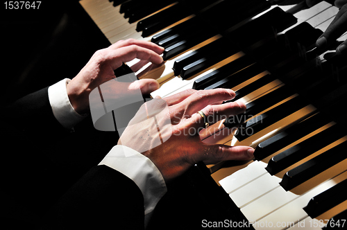 Image of Hands on piano