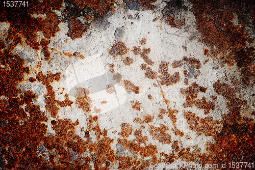 Image of Worn metal plate