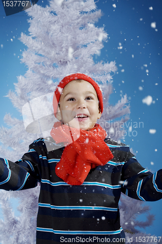 Image of boy in the snow