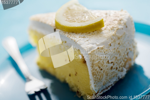 Image of slice of lemon pie