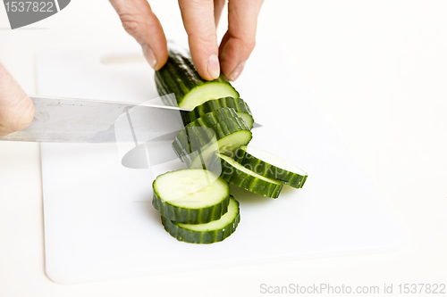 Image of Sliced Cucumber