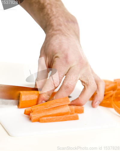 Image of sliced carrot