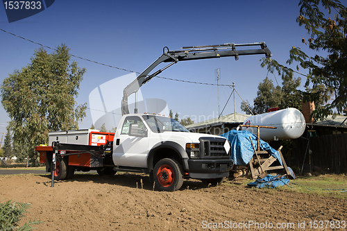 Image of Crane in operation