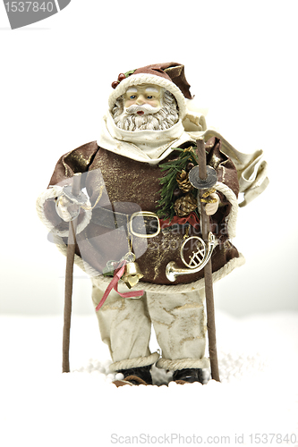 Image of Santa Clause in snow