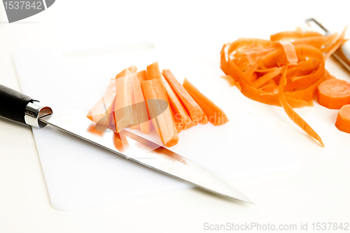 Image of sliced carrot