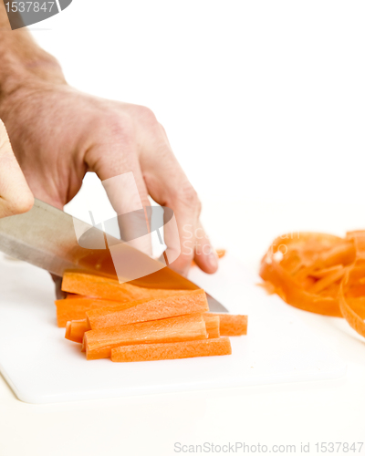 Image of sliced carrot