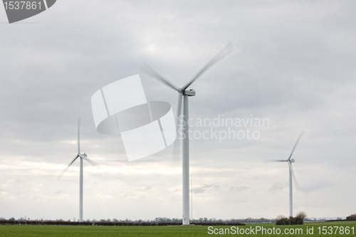 Image of Turbines at a windfarm