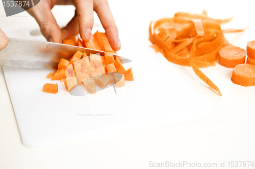 Image of sliced carrot