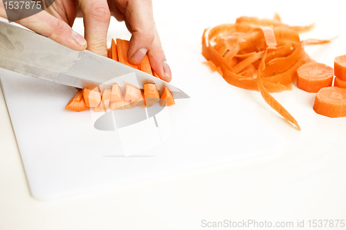 Image of sliced carrot