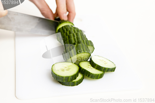 Image of Sliced Cucumber