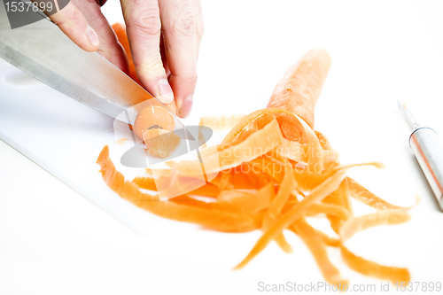 Image of sliced carrot