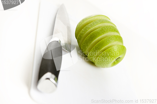 Image of apple sliced