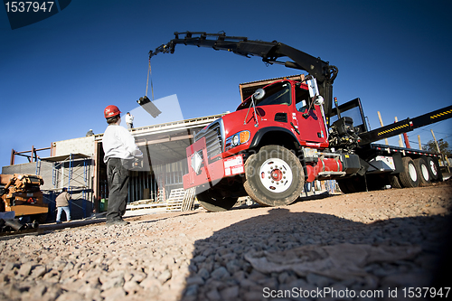 Image of Crane in operation