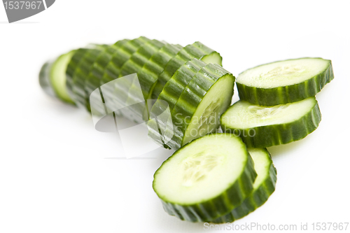 Image of Sliced Cucumber