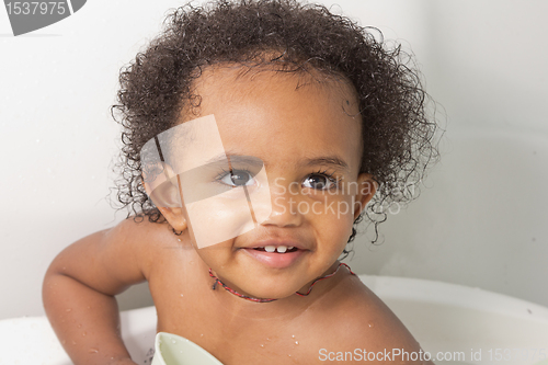 Image of Smiling baby girl