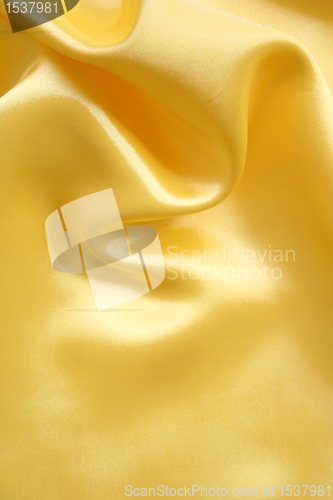 Image of Smooth elegant golden silk can use as background 