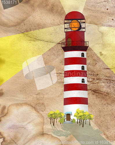 Image of Lighthouse grunge