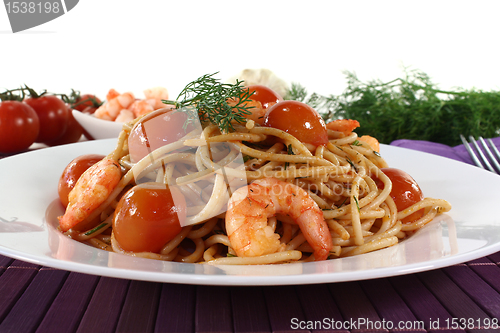 Image of Spaghetti with tomatoes