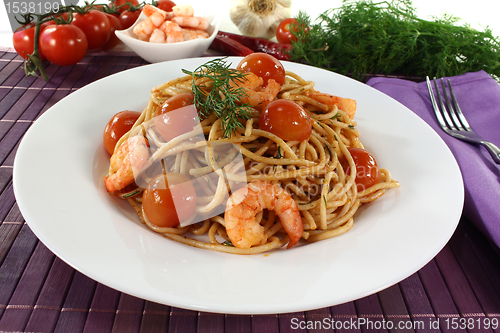 Image of Spaghetti with shrimp