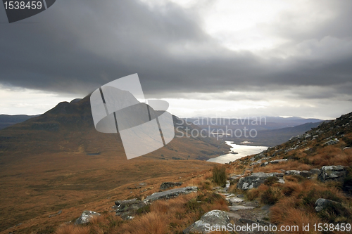 Image of great landscape and dramatic sky