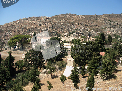Image of village in Crete mountains