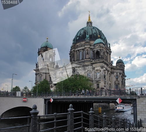Image of Berlin Cathedral and river Spree