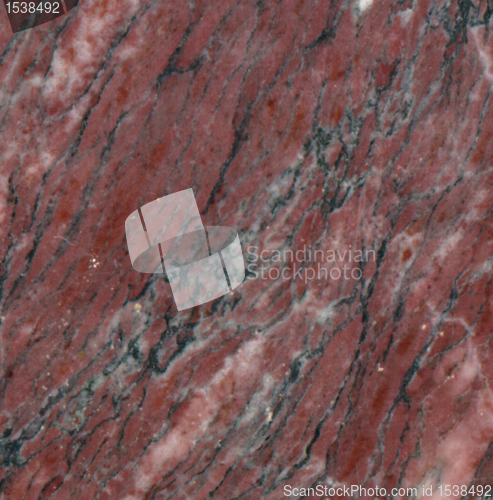 Image of abstract red mineral structure