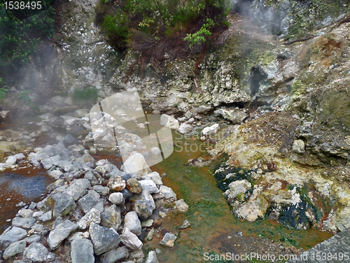 Image of hot spring at the Azores