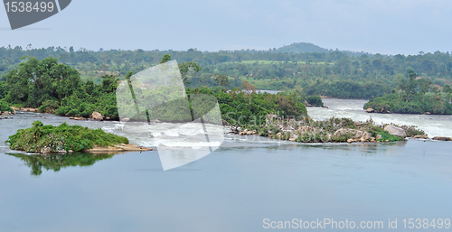 Image of River Nile scenery near Jinja in Africa