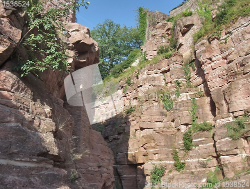 Image of rock formation around Wertheim Castle