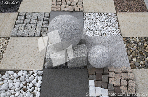 Image of various processed stones